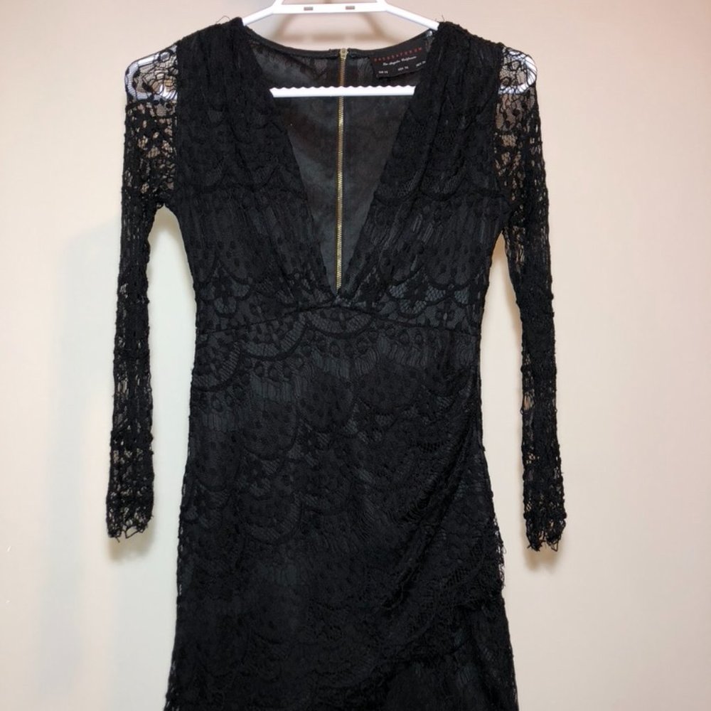 Size XS Dress Forum Long Sleeve Asymmetrical Dress